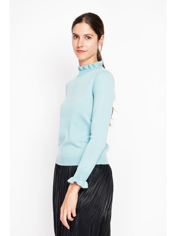 ASSUILI Pullover in Türkis