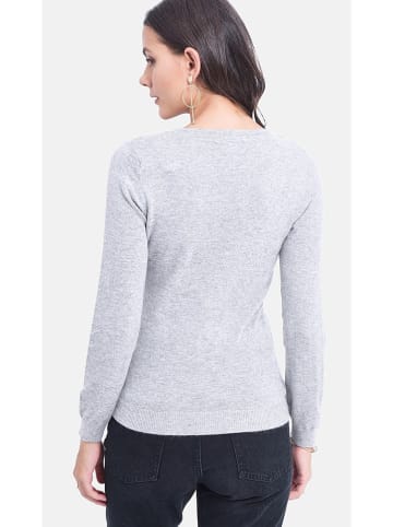 ASSUILI Pullover in Hellgrau