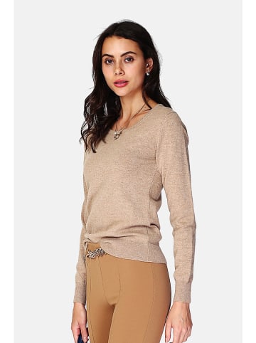 ASSUILI Pullover in Hellbraun