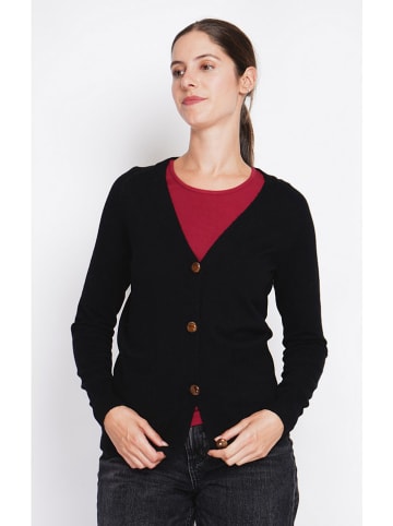 ASSUILI Cardigan in Schwarz