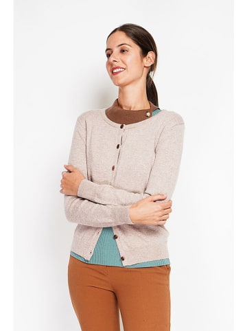 ASSUILI Cardigan in Sand