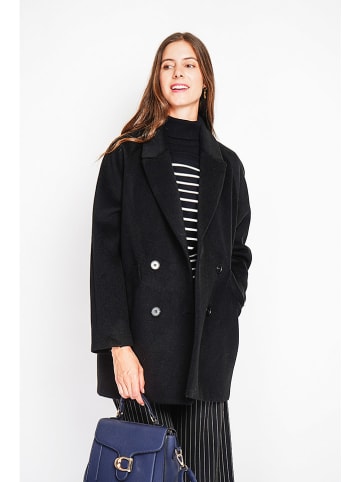 ASSUILI Übergangsmantel in Schwarz