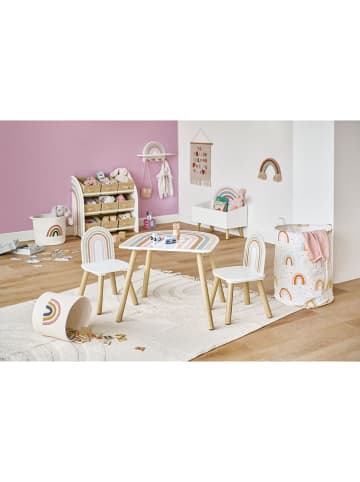 Zeller 3tlg. Set: Kinder-Sitzgarnitur "Rainbow" in Weiß/ Bunt