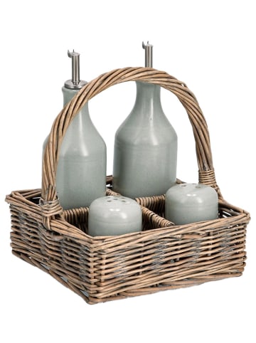 Zeller Koszyk transportowy w kolorze brązowym - 21 x 21 x 7 cm