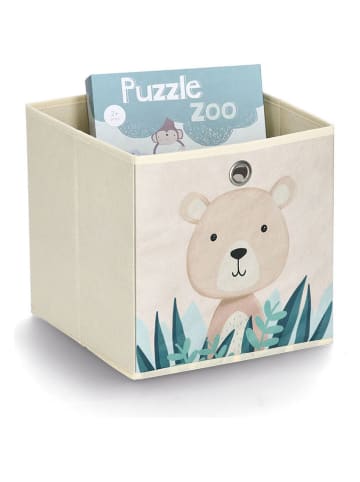 Zeller Aufbewahrungsbox "Koala" in Beige/ Bunt - (B)28 x (H)28 x (T)28 cm