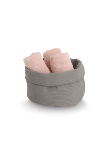 Zeller 2er-Set: Aufbewahrungskörbe in Taupe - (H)12 cm