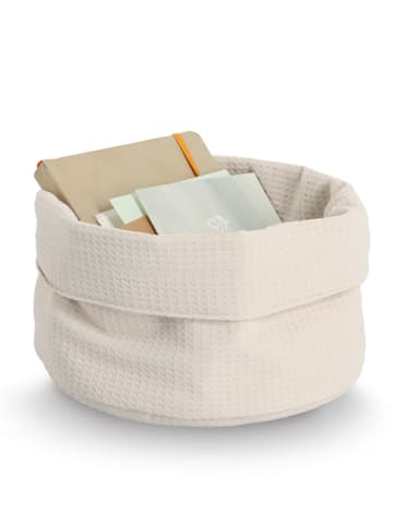 Zeller 2er-Set: Aufbewahrungskörbe in Creme - (H)13 cm