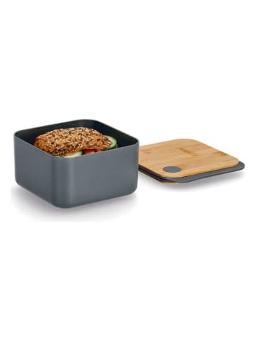 Zeller Vorratsbehälter in Grau - (B)15,4 x (H)8,2 x (T)14,1 cm