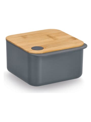 Zeller Pojemnik w kolorze szarym - 15,4 x 8,2 x 14,1 cm