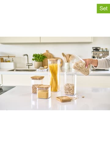 Zeller Pojemniki (2 szt.) w kolorze jasnobrązowym - 500 ml