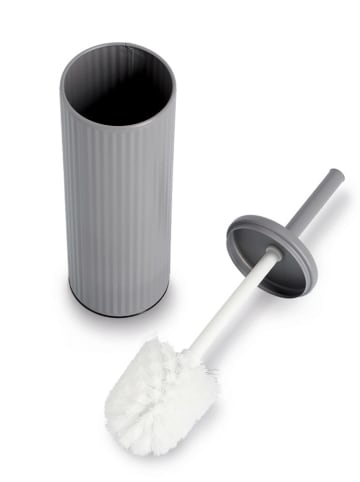 Zeller Szczotka WC w kolorze szarym - wys. 40 x Ø 9,7 cm