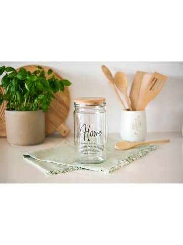 Zeller Słoik "Kitchen" w kolorze jasnobrązowym - 1 l