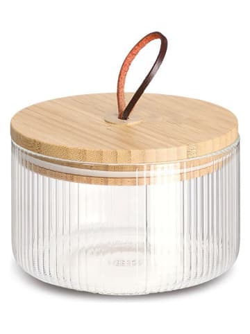 Zeller 2er-Set: Vorratsgläser in Hellbraun - 520 ml