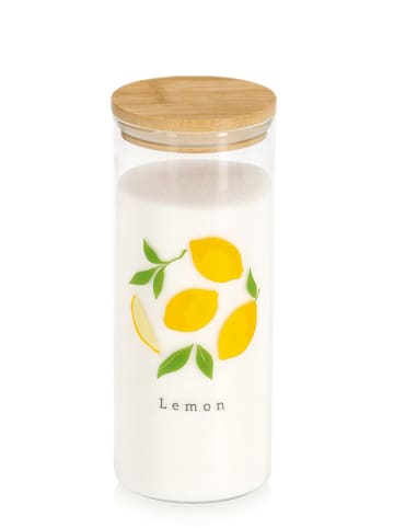 Zeller 2er-Set: Vorratsgläser "Lemon" in Gelb/ Grün - (H)22,5 x Ø 9 cm