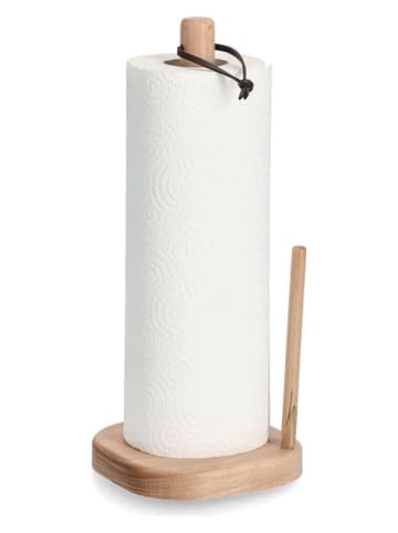 Zeller Stojak w kolorze jasnobrązowym na ręcznik papierowy - 13 x 31 x 13 cm