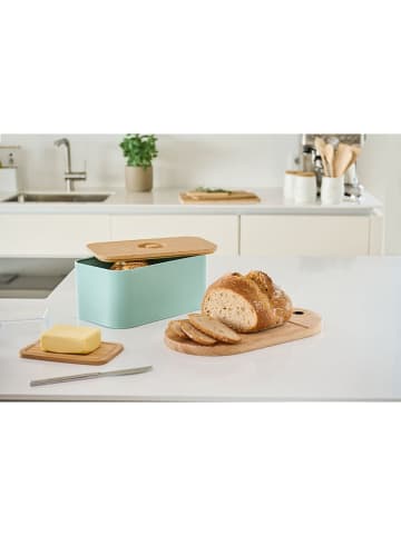 Zeller Chlebak w kolorze zielonym - 30 x 13 x 18 cm