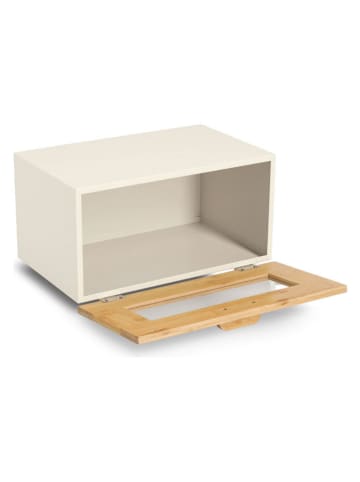 Zeller Brotkasten in Beige/ Hellbraun - (B)36 x (H)23,3 x (T)19,5 cm