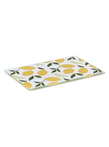 Zeller 2er-Set: Glasschneideplatten "Lemons" in Gelb - (L)20 x (B)30 cm