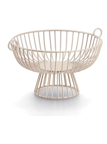 Zeller Obstkorb in Beige - (H)20 x Ø 30 cm