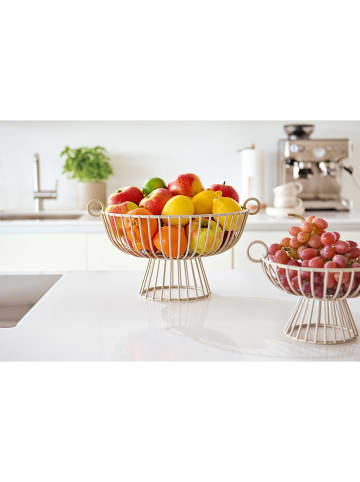 Zeller Kosz w kolorze beżowym na owoce - wys. 20 x Ø 30 cm