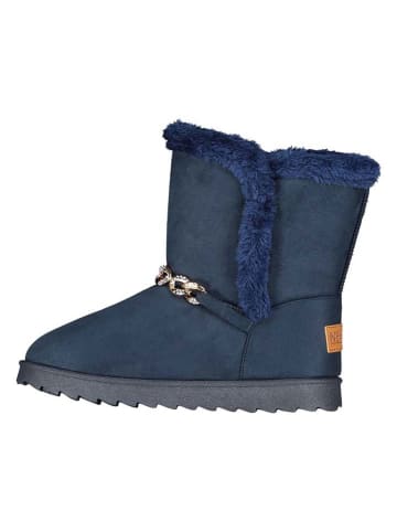 Geographical Norway Winterboots "Oseille" in Dunkelblau