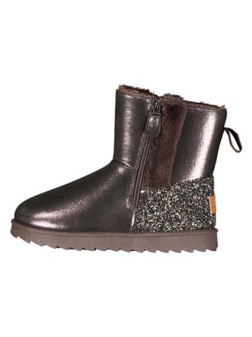 Geographical Norway Botki zimowe "Oglitter" w kolorze brązowym