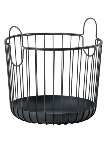 Zone Denmark Opbergmand "Inu" zwart - (H)30,5 x Ø 30 cm