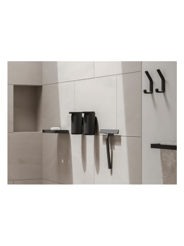 Zone Denmark Półka prysznicowa "Rim" w kolorze czarnym - 22 x 11,5 cm