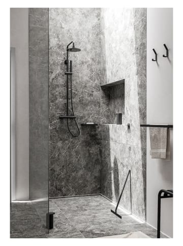 Zone Denmark Uchwyt "Rim" w kolorze czarnym na ręczniki do rąk - 70 x 12,5 cm