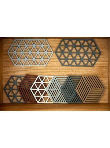 Zone Denmark Untersetzer "Triangles" in Grau - (L)24 x (B)0,9 x (H)14 cm