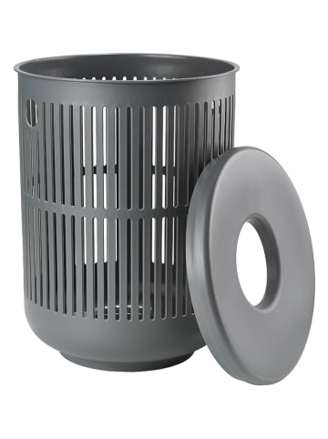 Zone Denmark Wäschekorb "Ume" in Grau - (H)55 x Ø 41 cm