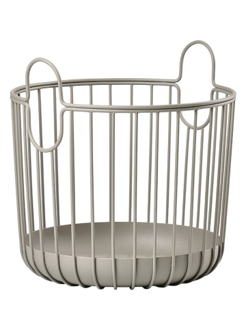 Zone Denmark Aufbewahrungskorb "Inu" in Taupe - (H)20 x Ø 20 cm