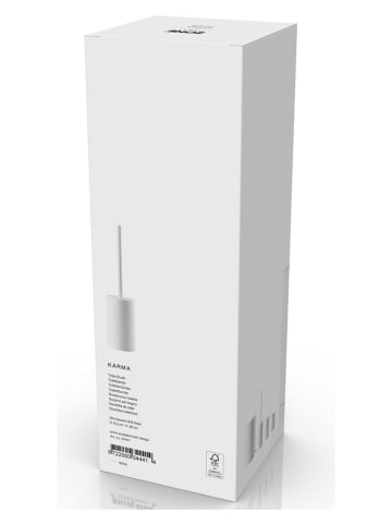 Zone Denmark Toiletborstel "Karma White" wit - (H)44,8 cm x Ø 8,4 cm