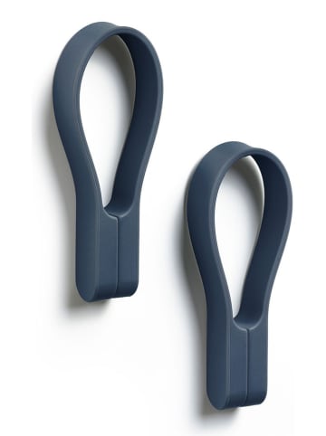 Zone Denmark Uchwyty (2 szt.) w kolorze niebieskim na ręczniki