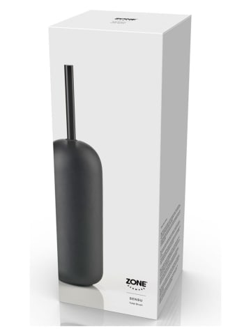 Zone Denmark Toiletborstel "Sensu Black" zwart - (H)41 cm x Ø 11,8 cm