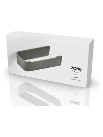 Zone Denmark Toiletrolhouder "Ume" in Moosgrün - (L)16,4 x (H)4 x (D)7,6 cm