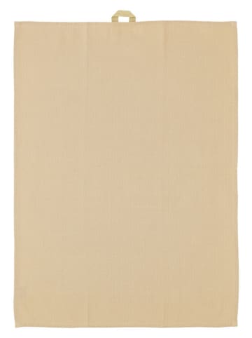SÖDAHL 2er-Set: Geschirrtücher "Twist" in Grün/ Beige - (L)70 x (B)50 cm