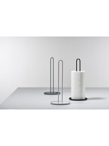 Zone Denmark Keukenrolhouder "Singles" zwart - (H)32 x Ø 14,5 cm