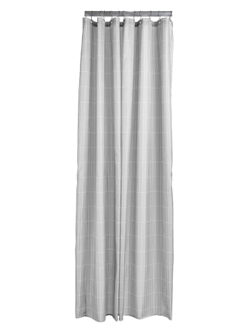 Zone Denmark Duschvorhang "Tiles" in Hellgrau - (L)200 x (B)180 cm