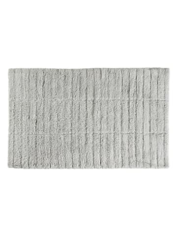 Zone Denmark Badvorleger "Tiles" in Grau - (L)80 x (B)50 cm