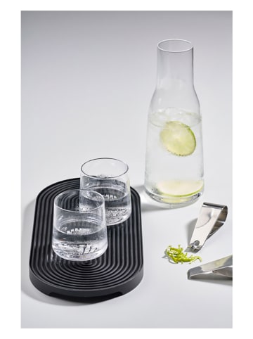 Zone Denmark Dienblad "Singles" zwart - (L)35 x (B)16 cm