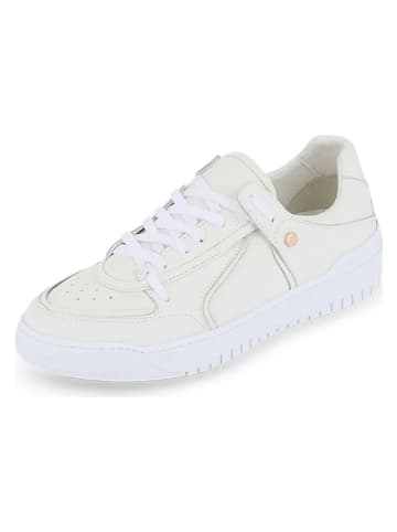Hey Marly Leder-Sneakers in Creme