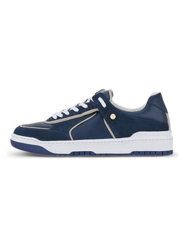 Hey Marly Leren sneakers donkerblauw