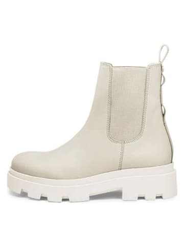 Hey Marly Leren boots crème