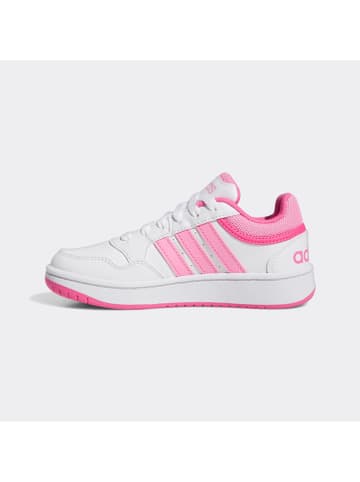adidas Sneakers "Hoops 3.0" wit/lichtroze