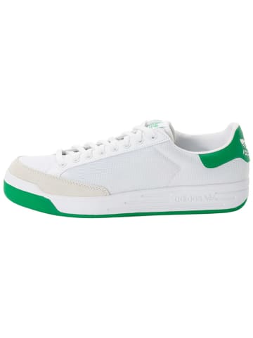 adidas Leder-Sneakers "Rod Laver" in Weiß/ Grün