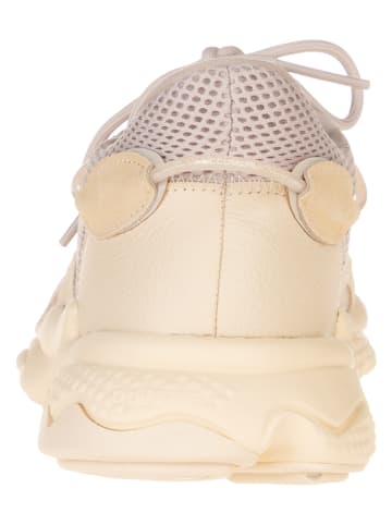 adidas Skórzane buty sportowe "Ozweego" w kolorze beżowym