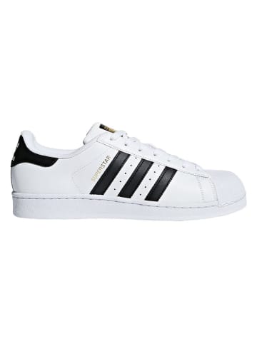 adidas Leren sneakers "Superstar" wit/zwart