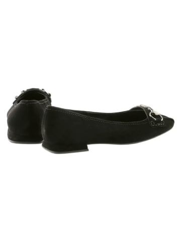 Högl Leder-Ballerinas in Schwarz
