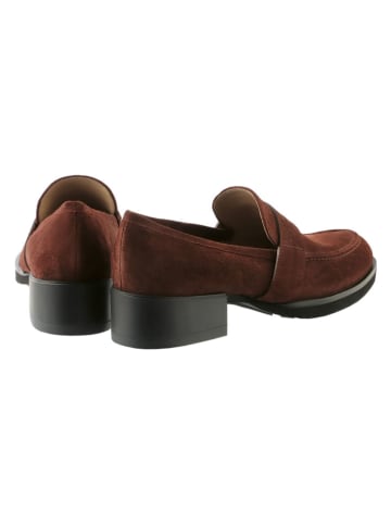 Högl Leren mocassins bruin